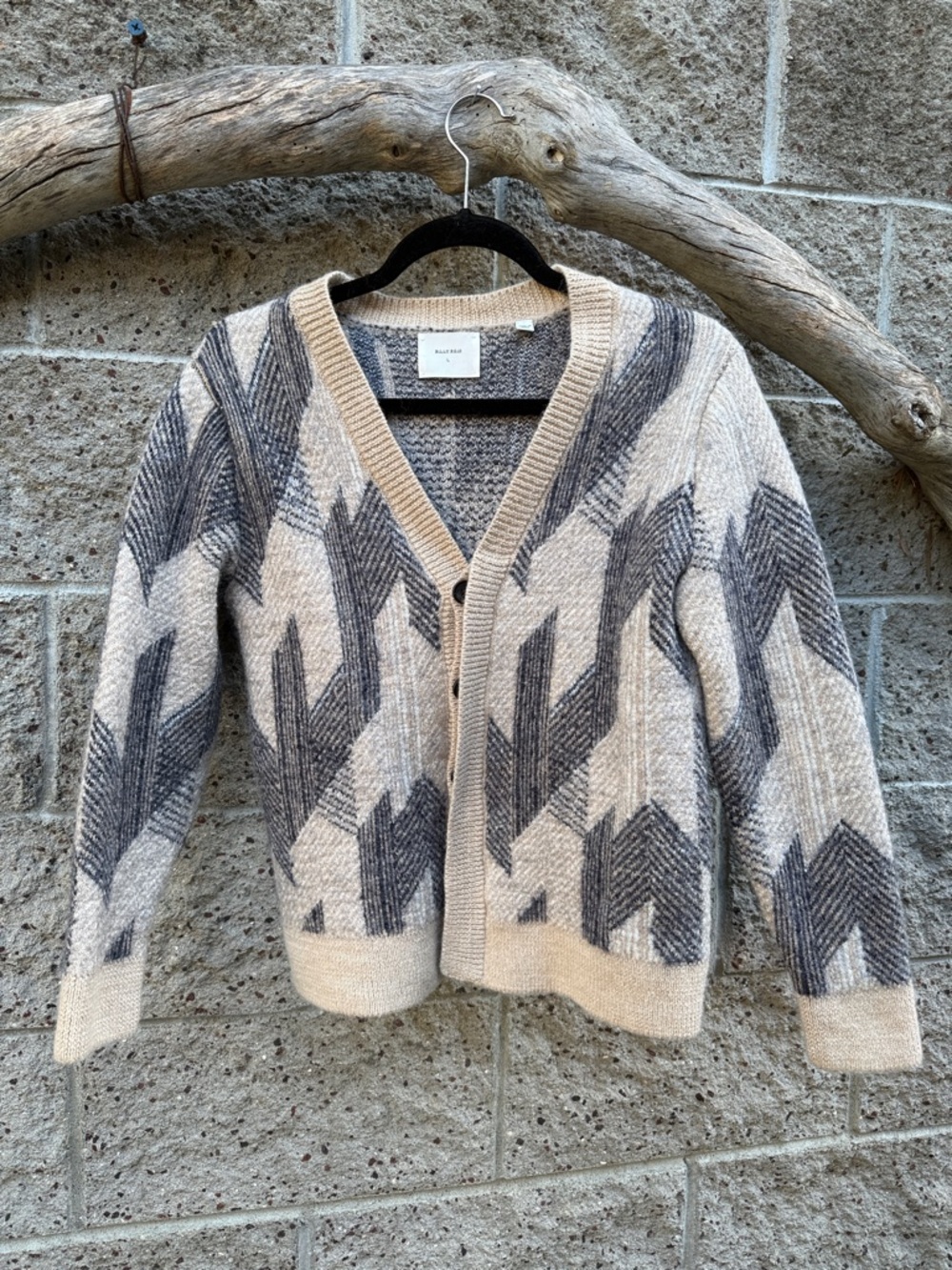 Billy Reid Baby Alpaca and Cotton Cardigan